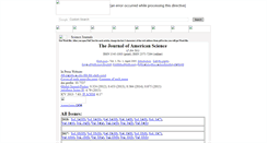 Desktop Screenshot of jofamericanscience.org